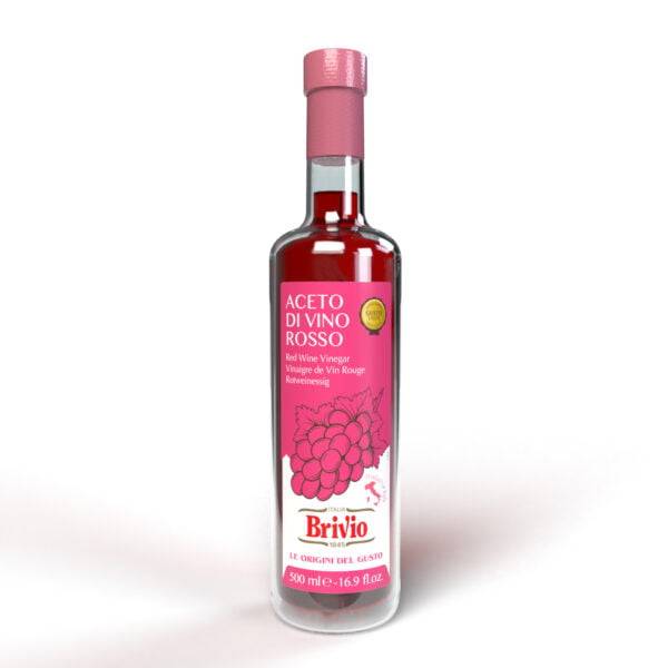 Brivio - Aceto di vino rosso - 500ml - Bottiglia vetro